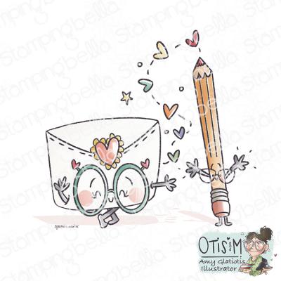 Stamping Bella Stempel - Spec-Tacular Letter & Pencil